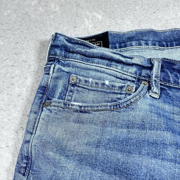 Abercrombie & Fitch Skinny Jeans Mens Size 36 Distressed Inseam 31 in Pockets - Picture 3 of 13